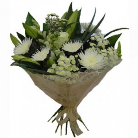 Wonderful White Mixed Bouquet